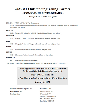 Sponsorship Levels